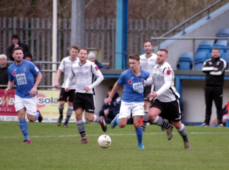 Ben Fawcett equalised for Haverfordwest County